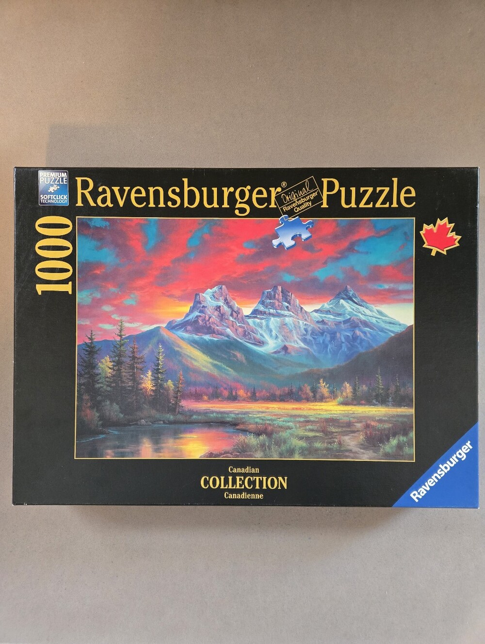 Ravensburger "Alberta's Three Sister" Canadian Collection 1000 Piece Puzzle